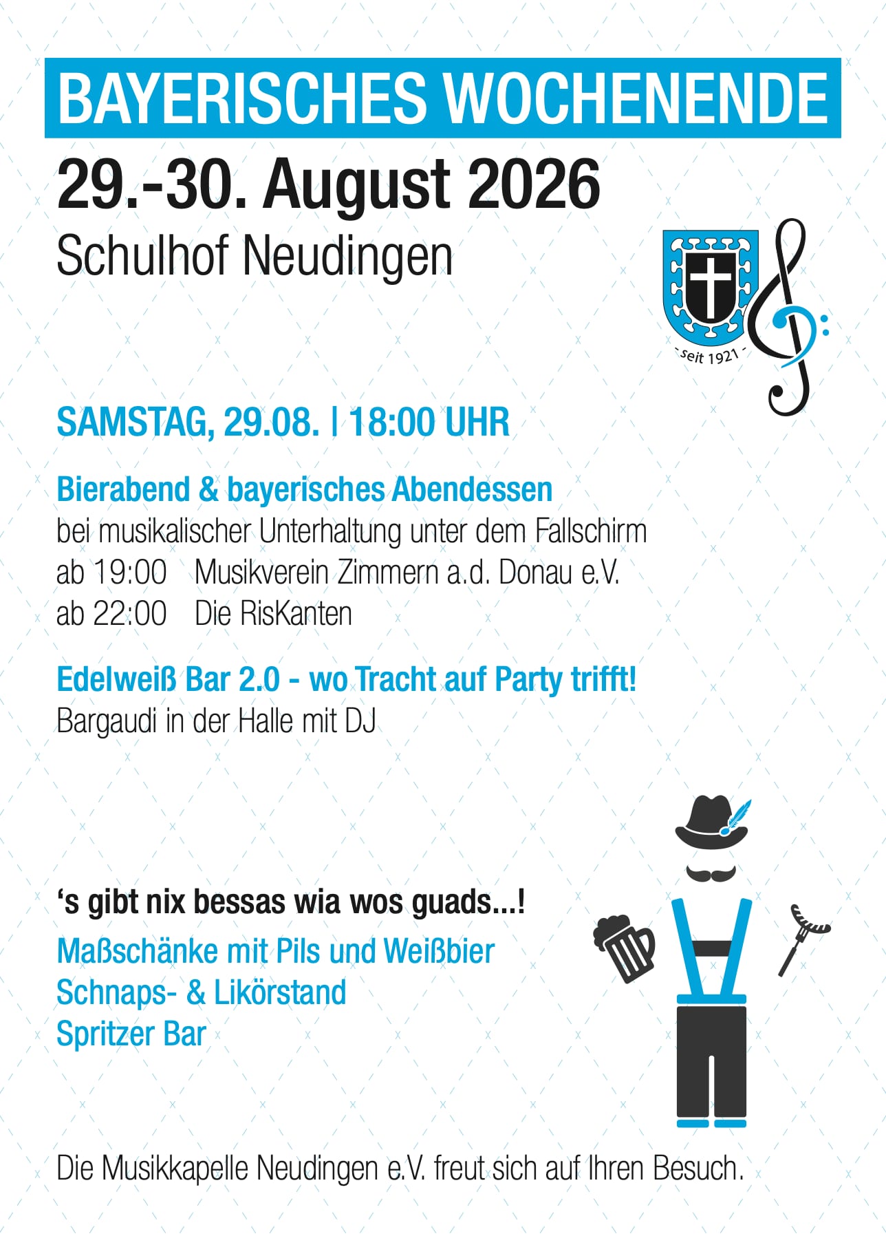 Samstag, 29. August 2026