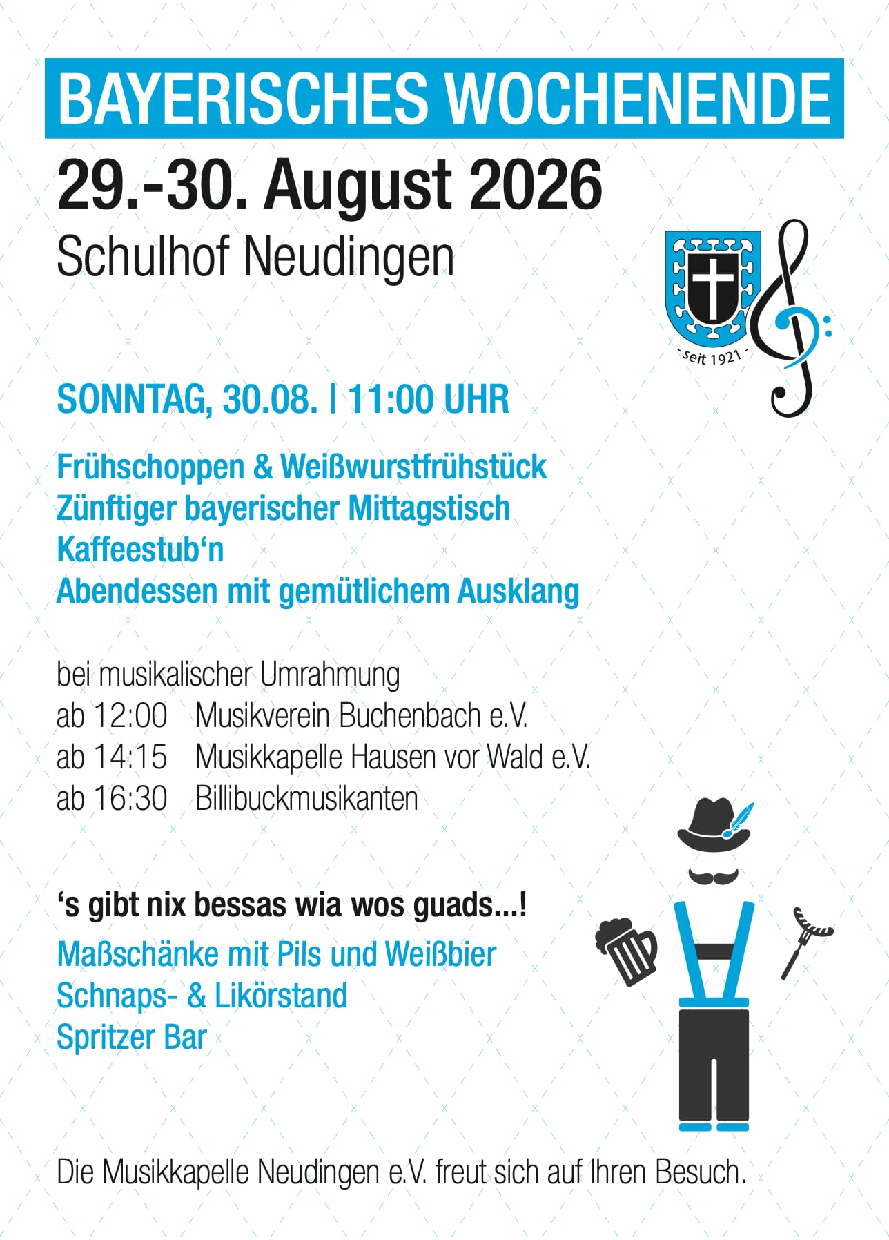 Sonntag, 30. August 2026