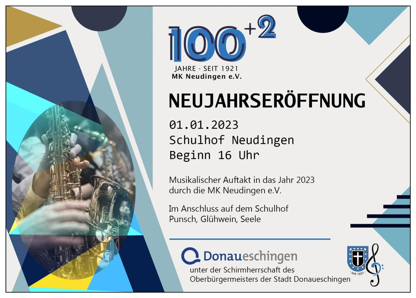100+2 Jahre MK Neudingen e.V. - seit 1921